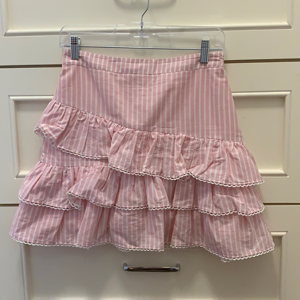 Lovers + Friends high waisted ruffled skirt